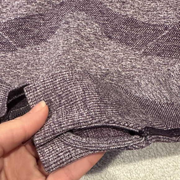 Gymshark Heathered Purple Long Sleeve Top - Picture 4 of 5